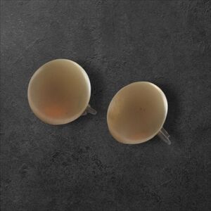 Vintage Pearl Round Stud Clip-on Earrings